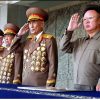 日本の軍歌を歌う金正日と朝鮮人民軍首脳たち